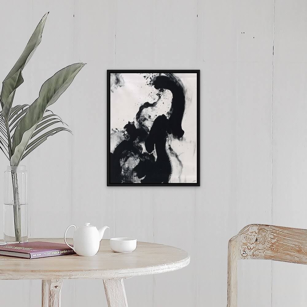 Black Float Frame Canvas Art N77486