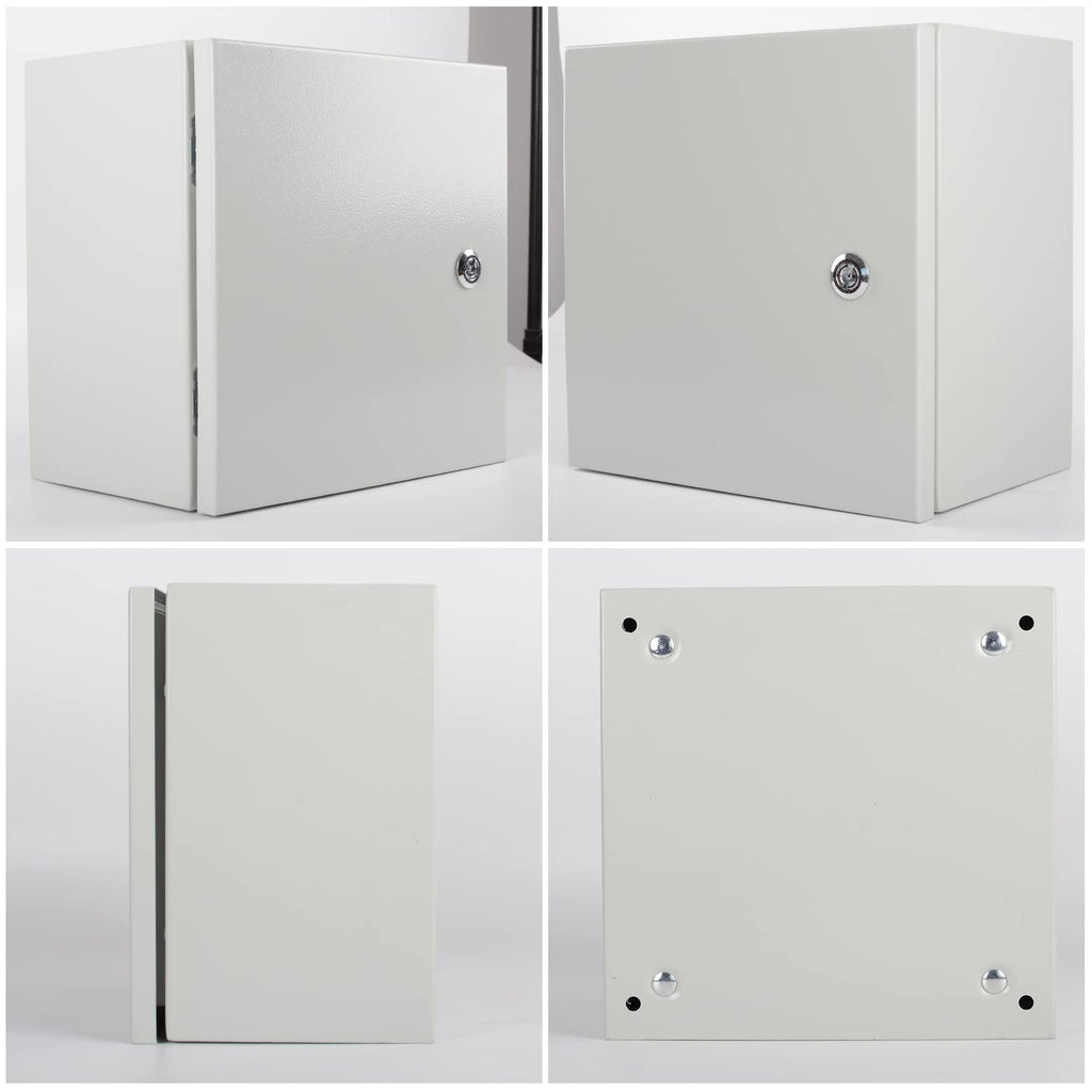 16 x 16 x 6'' NEMA 4X Steel Electrical Box with Mounting Plate C9068
