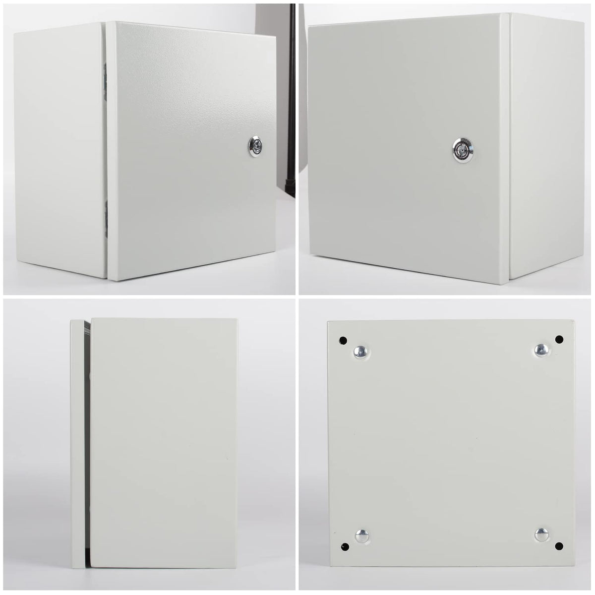 16 x 16 x 6'' NEMA 4X Steel Electrical Box with Mounting Plate C9068
