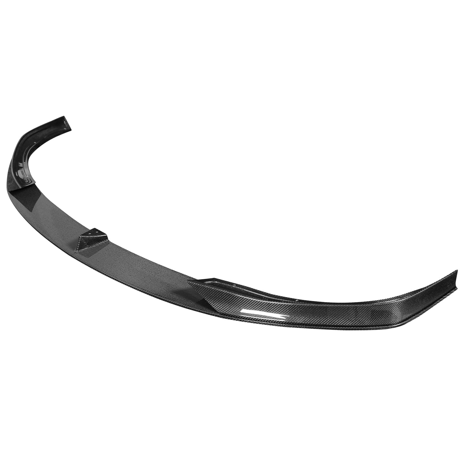 Gloss Black Front Bumper Lip for Tesla Model S Sedan 4-Door 3PCS L1567