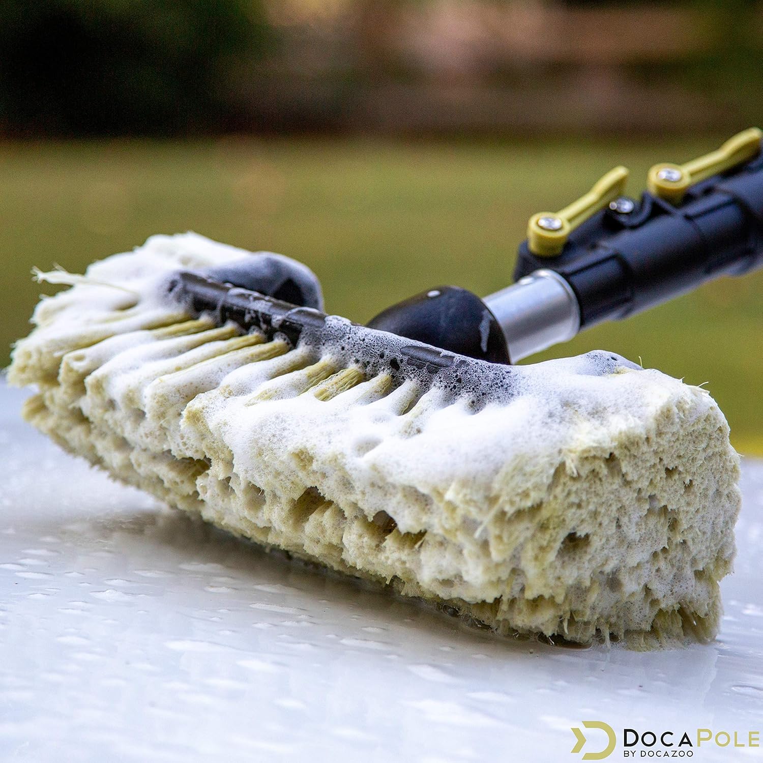Soft Bristle Car Wash Brush & Extension Pole, 30 ft Reach, Pack of 2 U308
