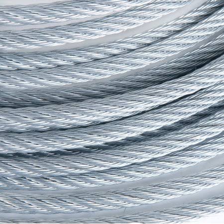 1/4 inch Galvanized Aircraft Cable Steel Wire Rope 7x19, 900 Feet R604