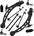 Front Lower Control Arm Ball Joints Tie Rods Sway Bars 10pc Set N250018