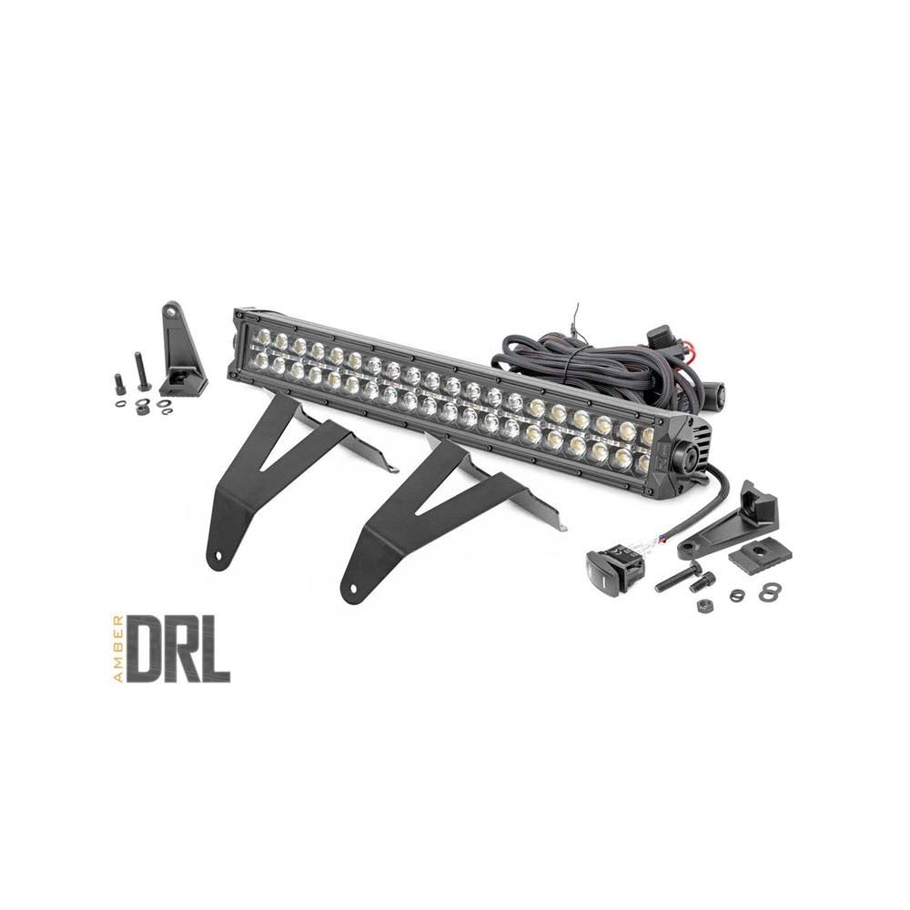 Black Series Amber DRL LED Hidden Bumper Kit R8594