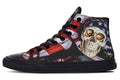 Skull And Stars Bandana Hightops Black Sole US 8 N2139