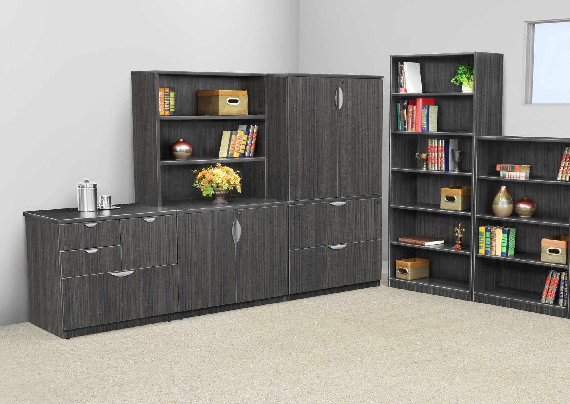 Ash Grey Open Hutch I372396