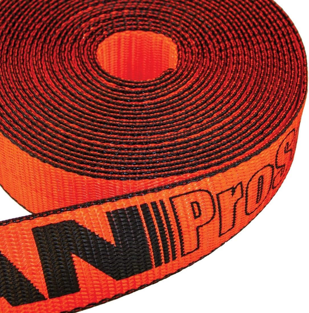 2 Inch x 27 Foot Winch Strap with Flat Hook, 4 Pack E404493