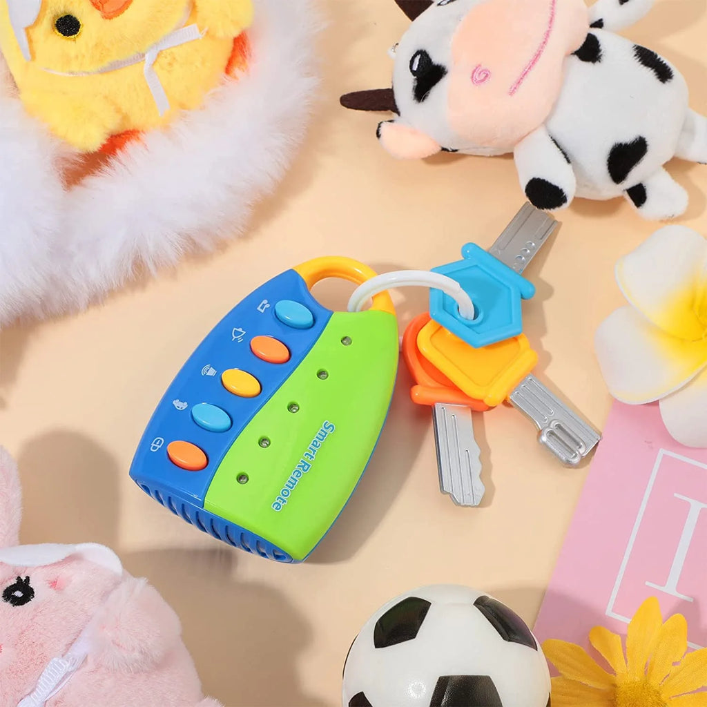 Pink Musical Toy Car Keys with Sound and Lights P4435