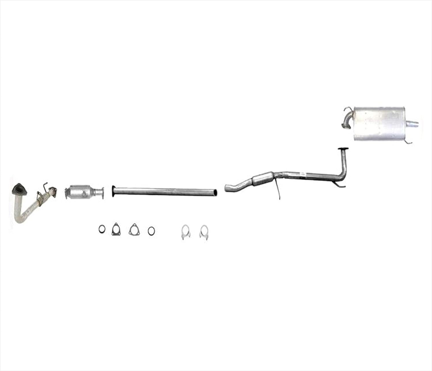 Exhaust System for 98-02 Honda Accord 2.3L 4DR Automatic Trans A138294